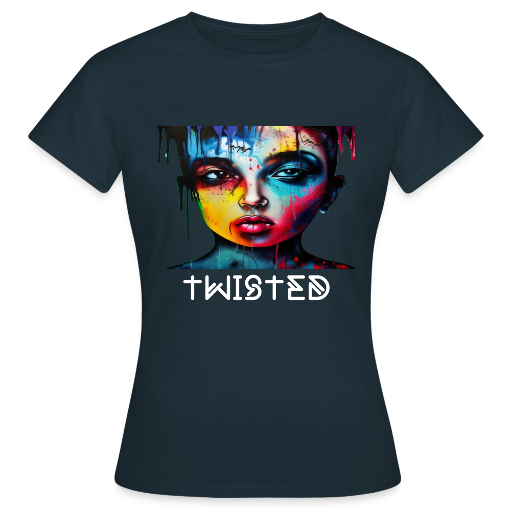 TWISTED!! WOMEN'S CLASSIC T-SHIRT - navy