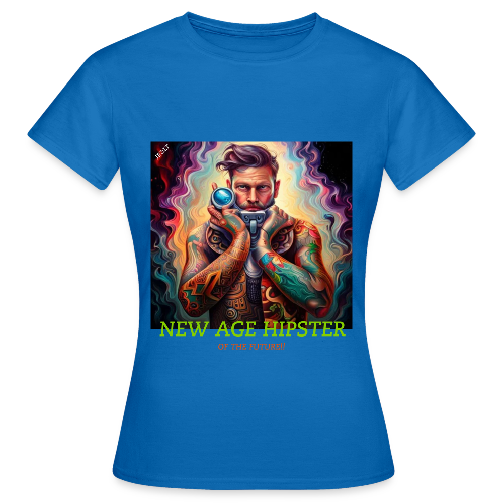 NEW AGE HIPSTER OF THE FUTURE! WOMEN'S CLASSIC T-SHIRT - royal blue