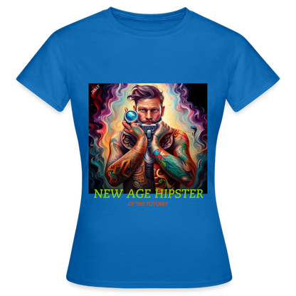 NEW AGE HIPSTER OF THE FUTURE! WOMEN'S CLASSIC T-SHIRT - royal blue