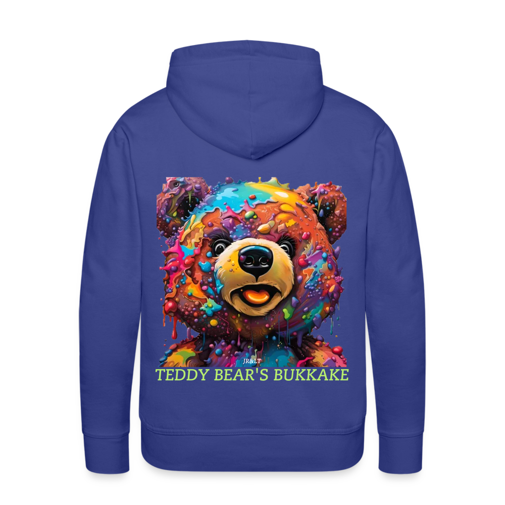 TEDDY BEAR'S BUKKAKE!! MEN'S HOODIE - royal blue