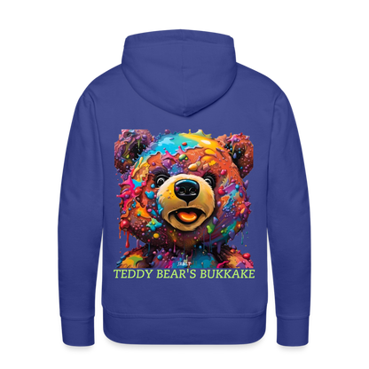 TEDDY BEAR'S BUKKAKE!! MEN'S HOODIE - royal blue