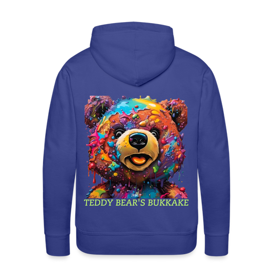 TEDDY BEAR'S BUKKAKE!! MEN'S HOODIE - royal blue