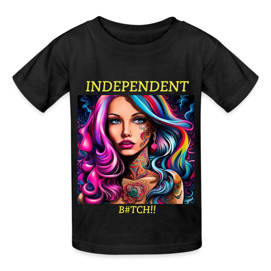 INDEPENDENT!! CHILDREN'S T-SHIRT - black