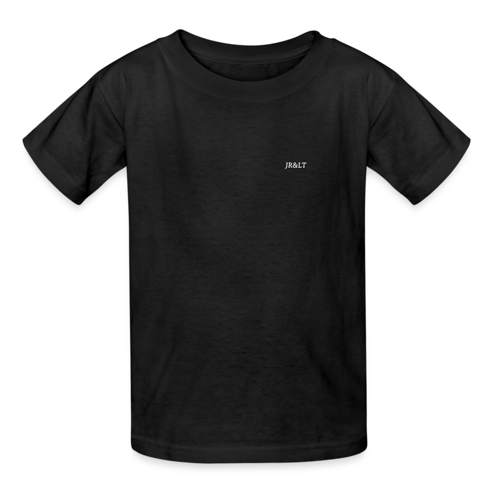 JR&LT'S CLASSIC LOGO CHILDREN'S T-SHIRT - black