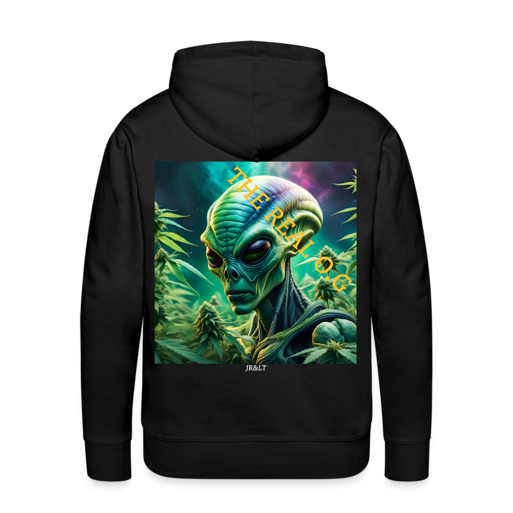 THE REAL ALIEN O.G!! MENS HOODIE - black