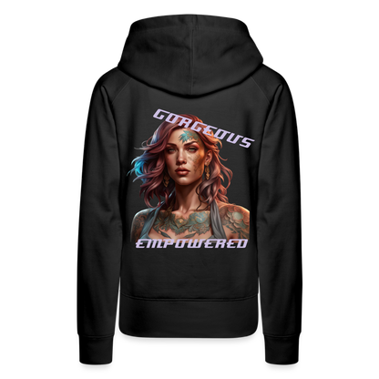 GORGEOUS & EMPOWERED - WOMEN'S HOODIE - black