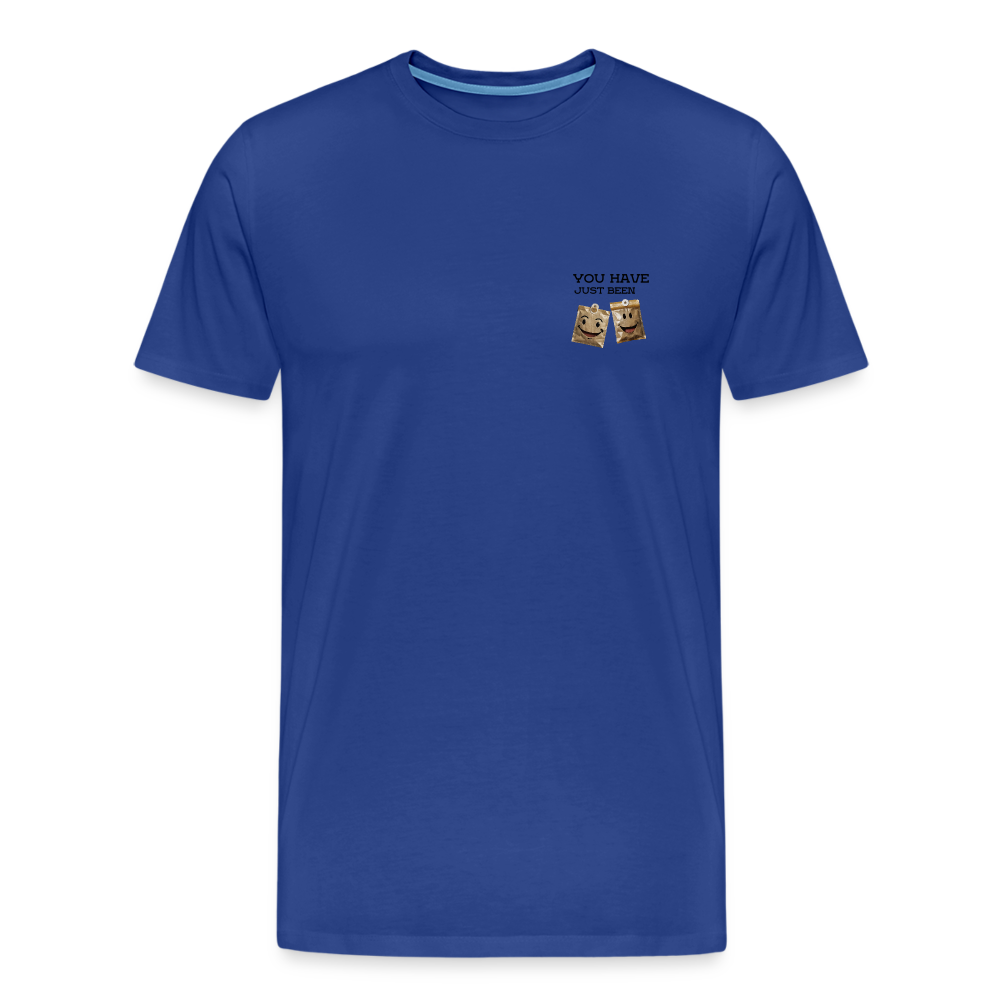 TEA BAGGED - MEN'S PREMIUM T-SHIRT - royal blue