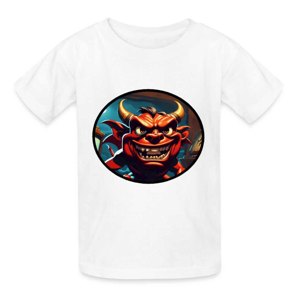 BABY DEVIL - CHILDREN'S T-SHIRT - white