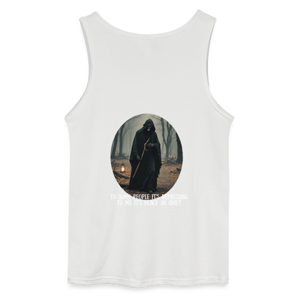 LONELY GRIM REAPER - MEN'S TANK TOP - white