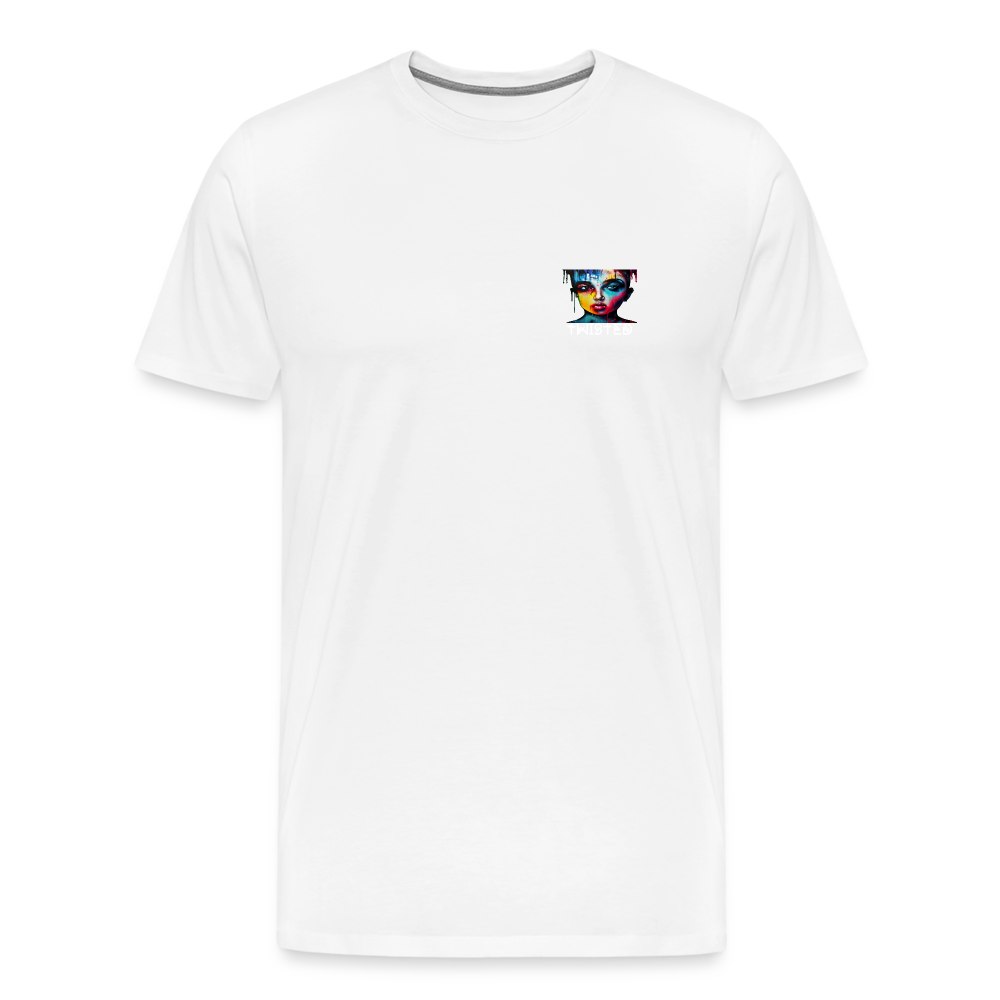 TWISTED!! MEN'S PREMIUM T-SHIRT - white