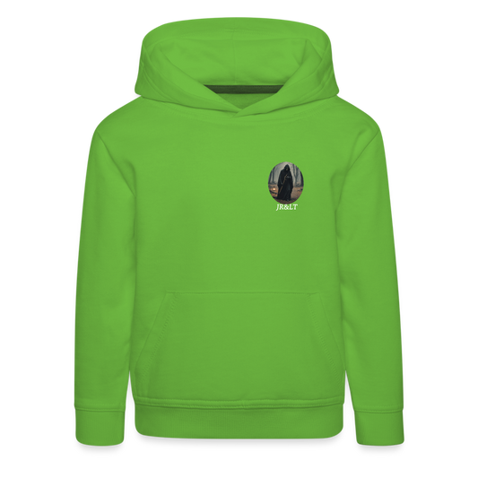 LONELY GRIM REAPER - CHILDREN'S HOODIE - light green