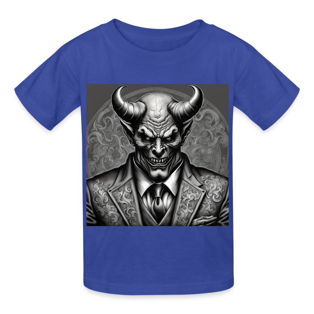 LUCIFER - CHILDREN'S T-SHIRT - royal blue