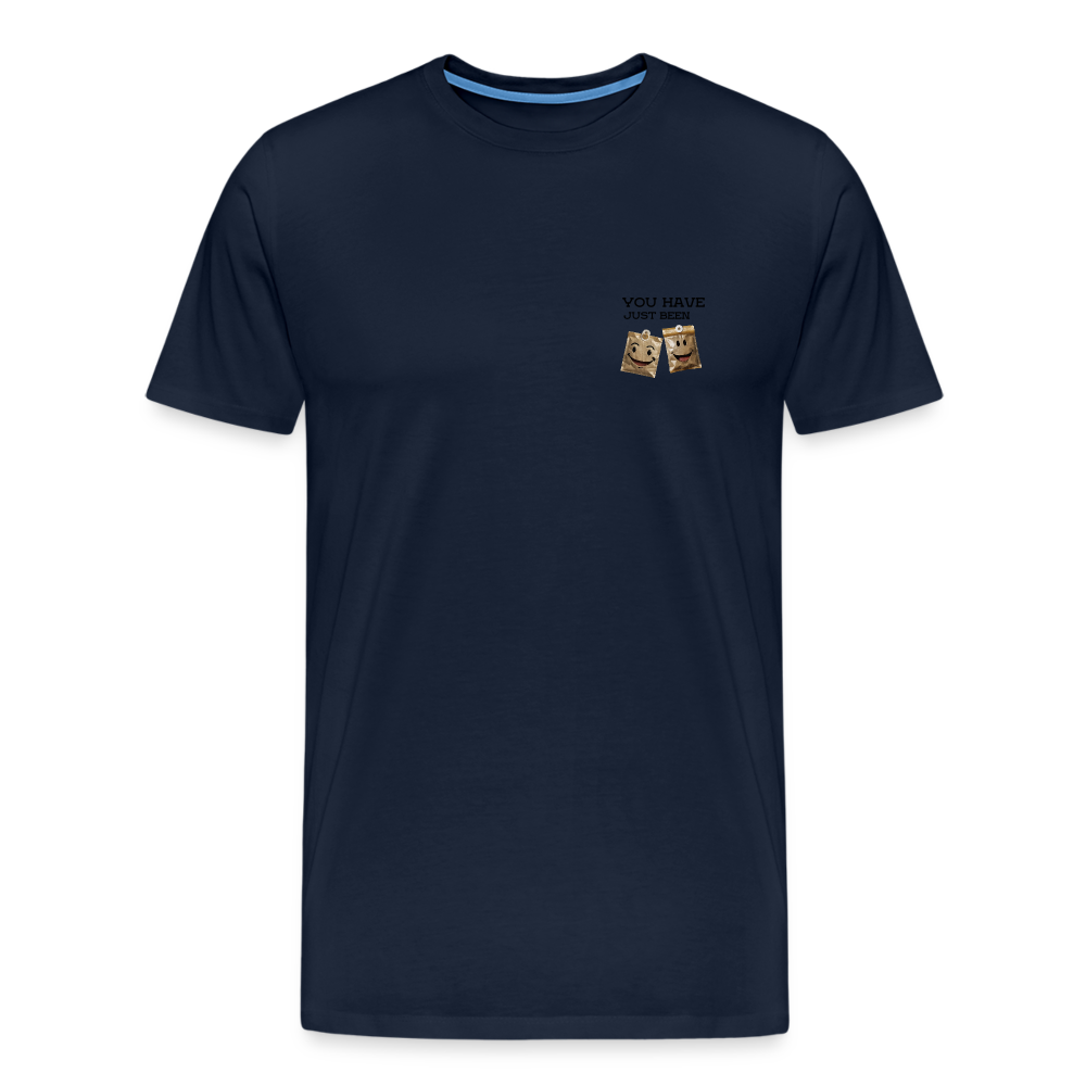 TEA BAGGED - MEN'S PREMIUM T-SHIRT - navy