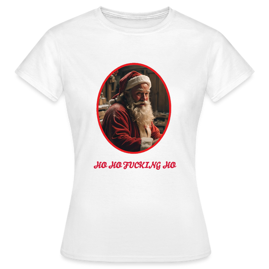 HO HO HOE - WOMEN'S CLASSIC T-SHIRT - white