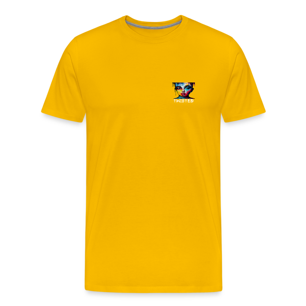 TWISTED!! MEN'S PREMIUM T-SHIRT - sun yellow