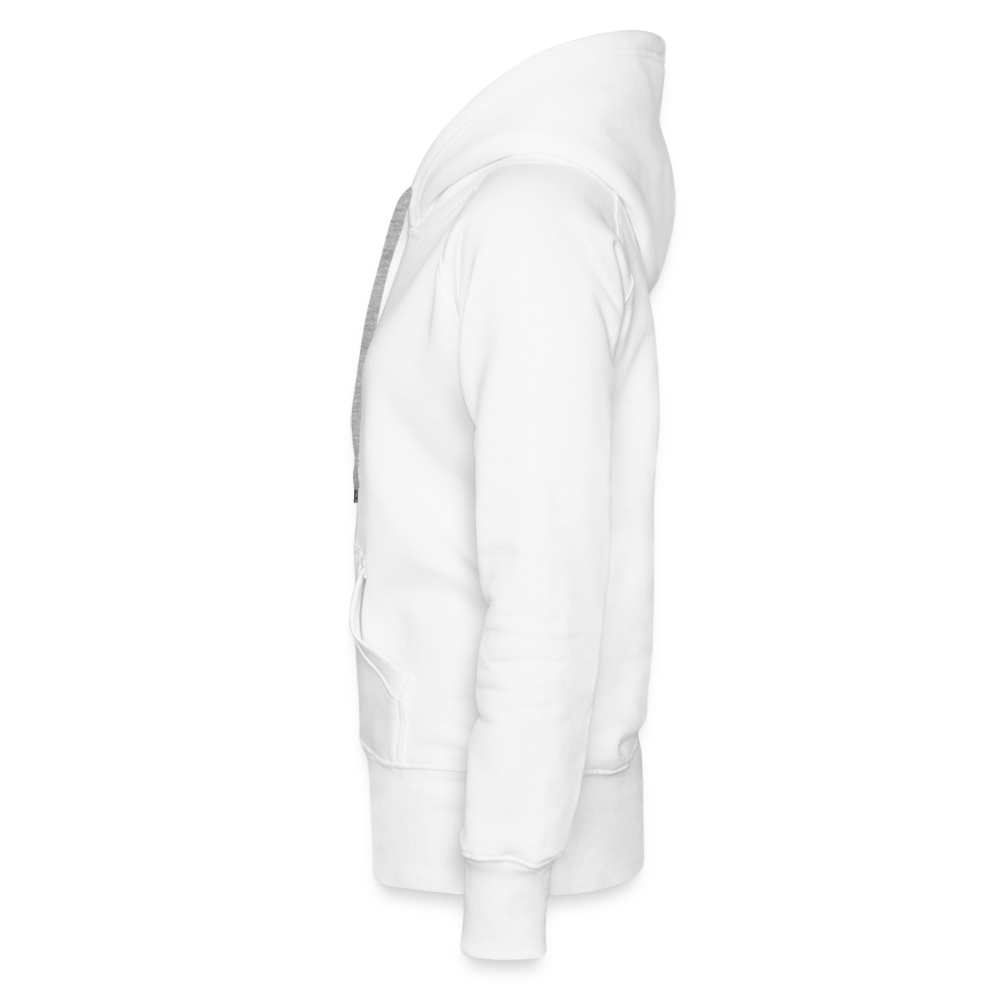 UNMEDICATED AND ON THE LOOSE!! WOMEN'S HOODIE - white