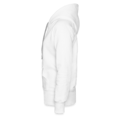 UNMEDICATED AND ON THE LOOSE!! WOMEN'S HOODIE - white