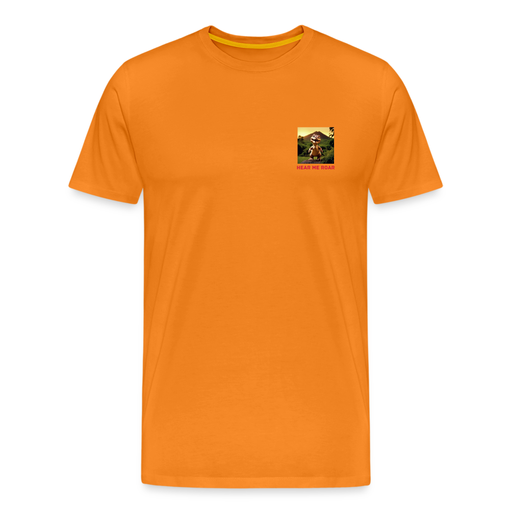 DINO - MEN'S PREMIUM T-SHIRT - orange