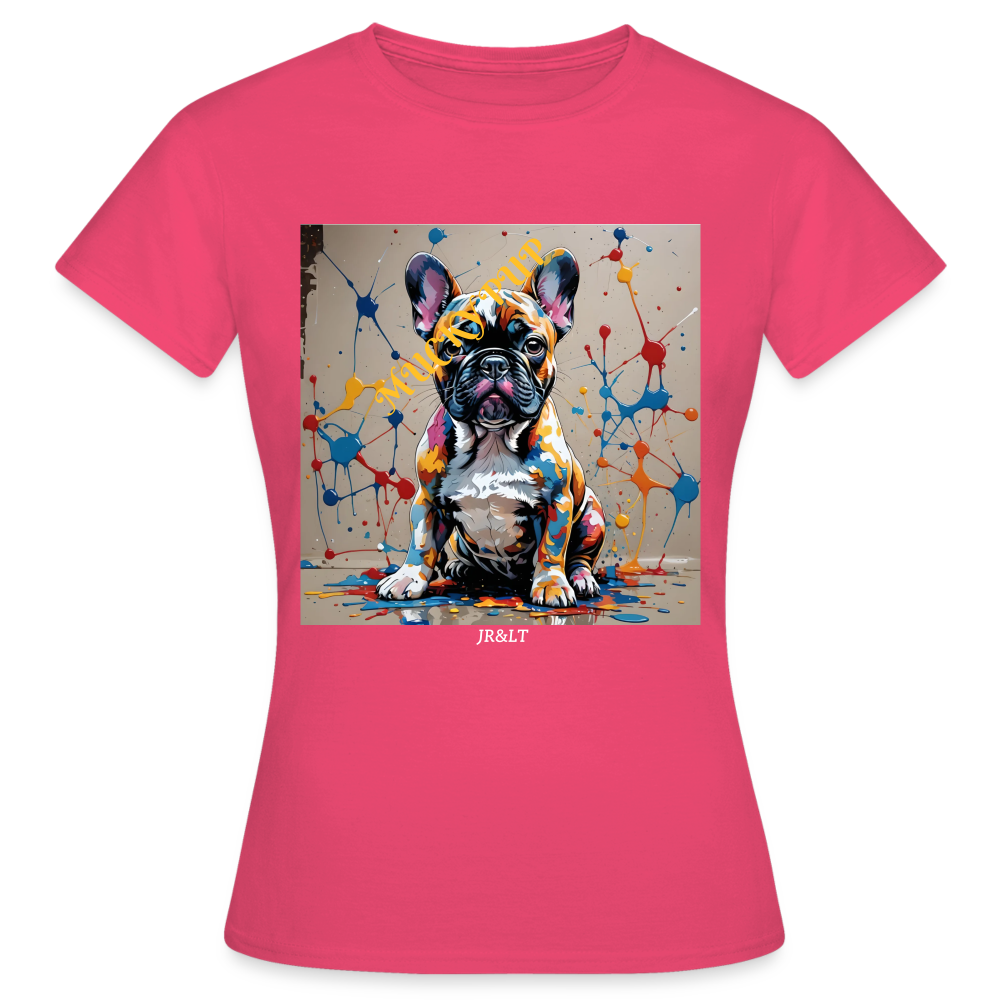 MUCKY PUP!! - WOMENS CLASSIC T-SHIRT - azalea