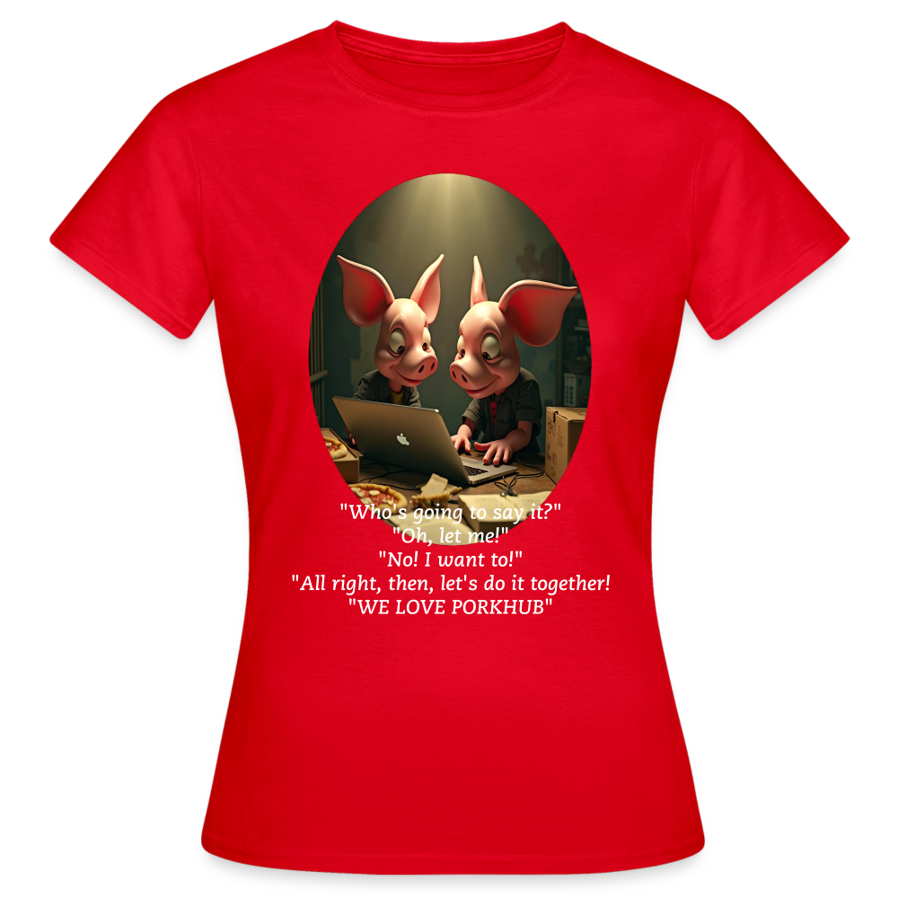 APPRECIATION!! WOMEN'S CLASSIC T-SHIRT - red