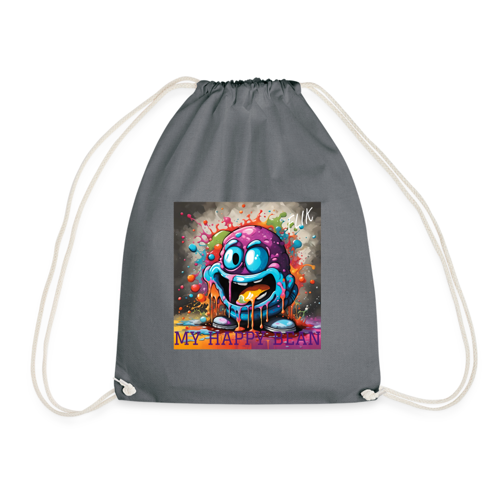 FLIK - MY HAPPY BEAN - DRAWSTRING BAG - grey