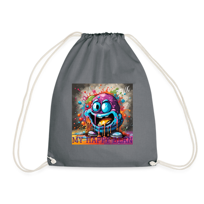 FLIK - MY HAPPY BEAN - DRAWSTRING BAG - grey