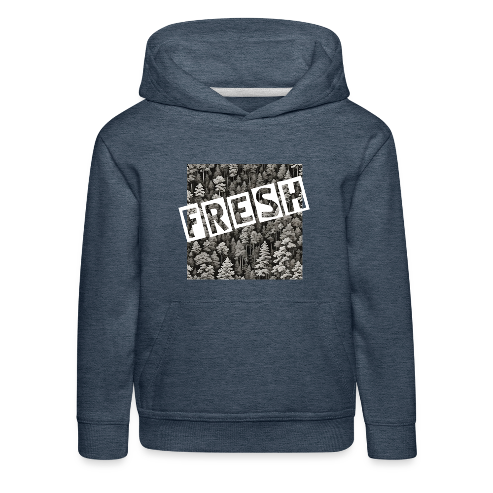 FRESH - CHILDREN'S HOODIE - heather denim