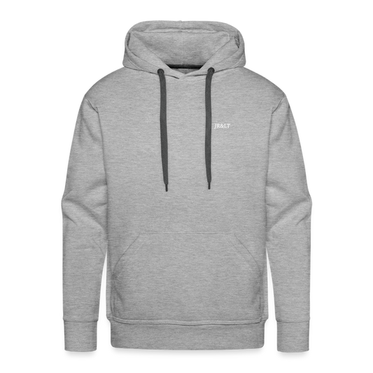 JR&LT'S HOODIE WITH SIMPLE LOGO - heather grey