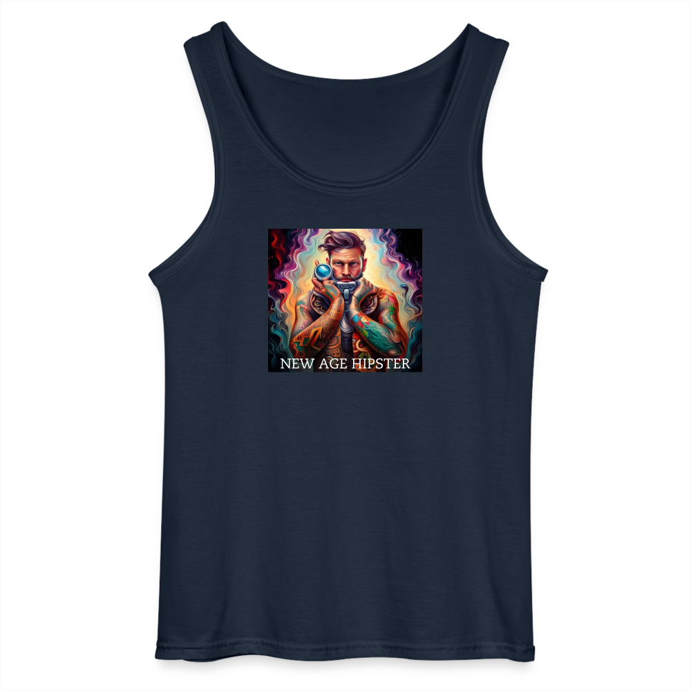 NEW AGE HIPSTER - MEN'S TANK TOP - navy