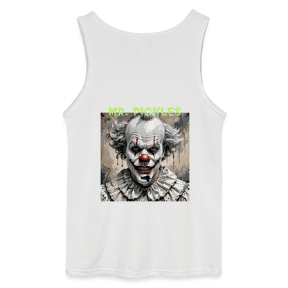 EVIL CLOWN - MEN'S TANK TOP - white