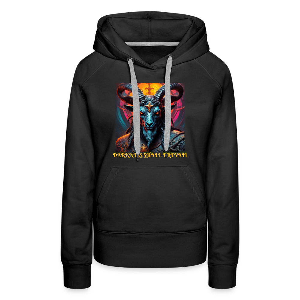 BAPHOMET!! WOMEN'S HOODIE - black