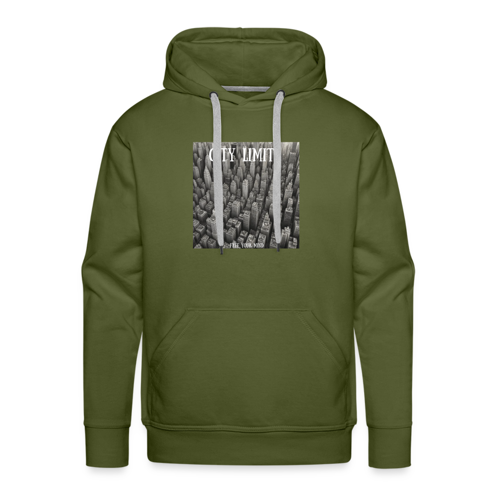 CITY LIMIT - MEN'S HOODIE - olive green