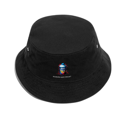 MOMMA GOT MILK?? BUCKET HAT - black