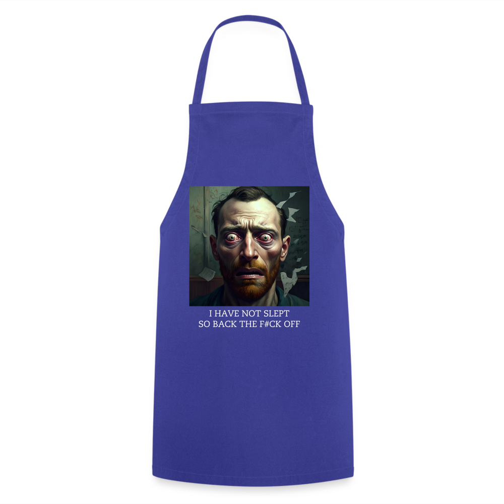 INSOMNIA - ADULT APRON - royal blue