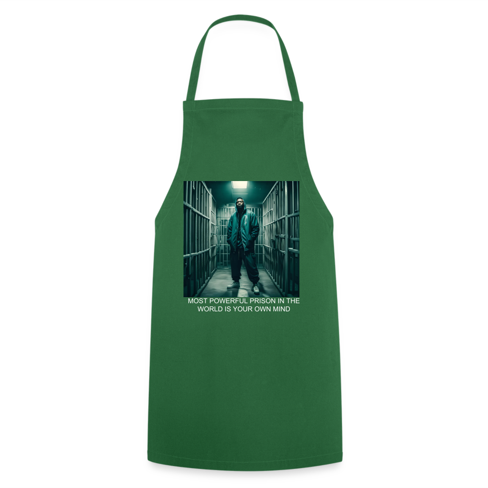 MOST POWERFUL - ADULT APRON - green