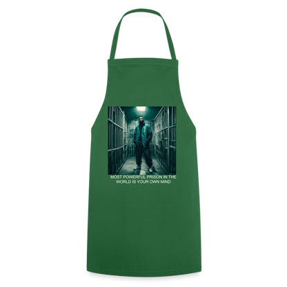 MOST POWERFUL - ADULT APRON - green