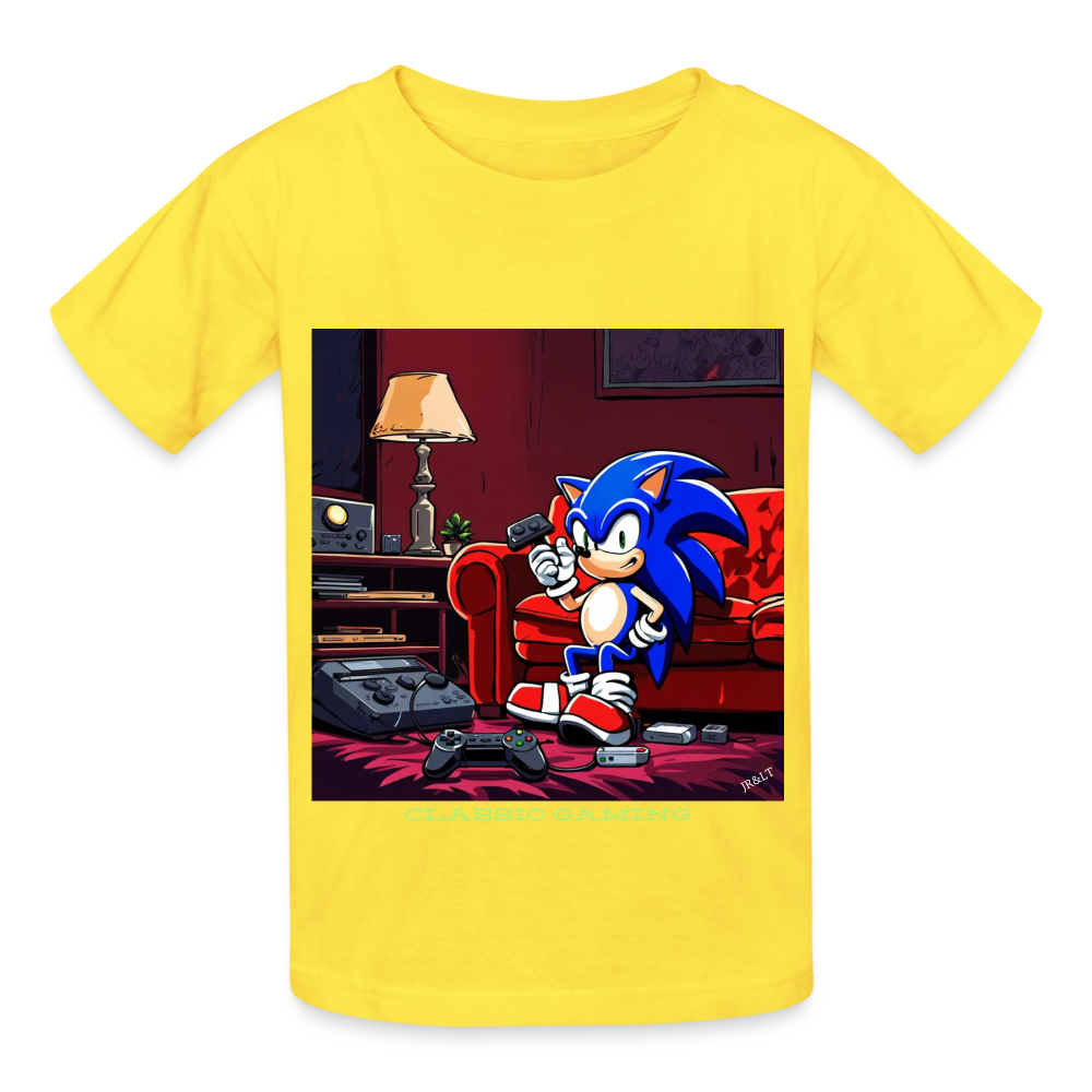 CLASSIC GAMING - CHILDREN'S T-SHIRT - yellow