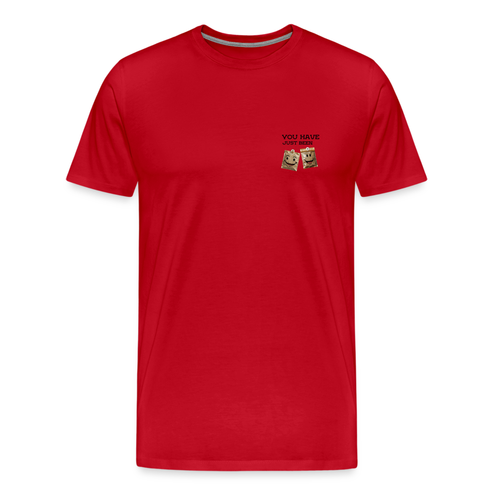 TEA BAGGED - MEN'S PREMIUM T-SHIRT - red