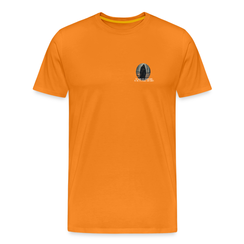 LONELY GRIM REAPER - MEN'S PREMIUM T-SHIRT - orange