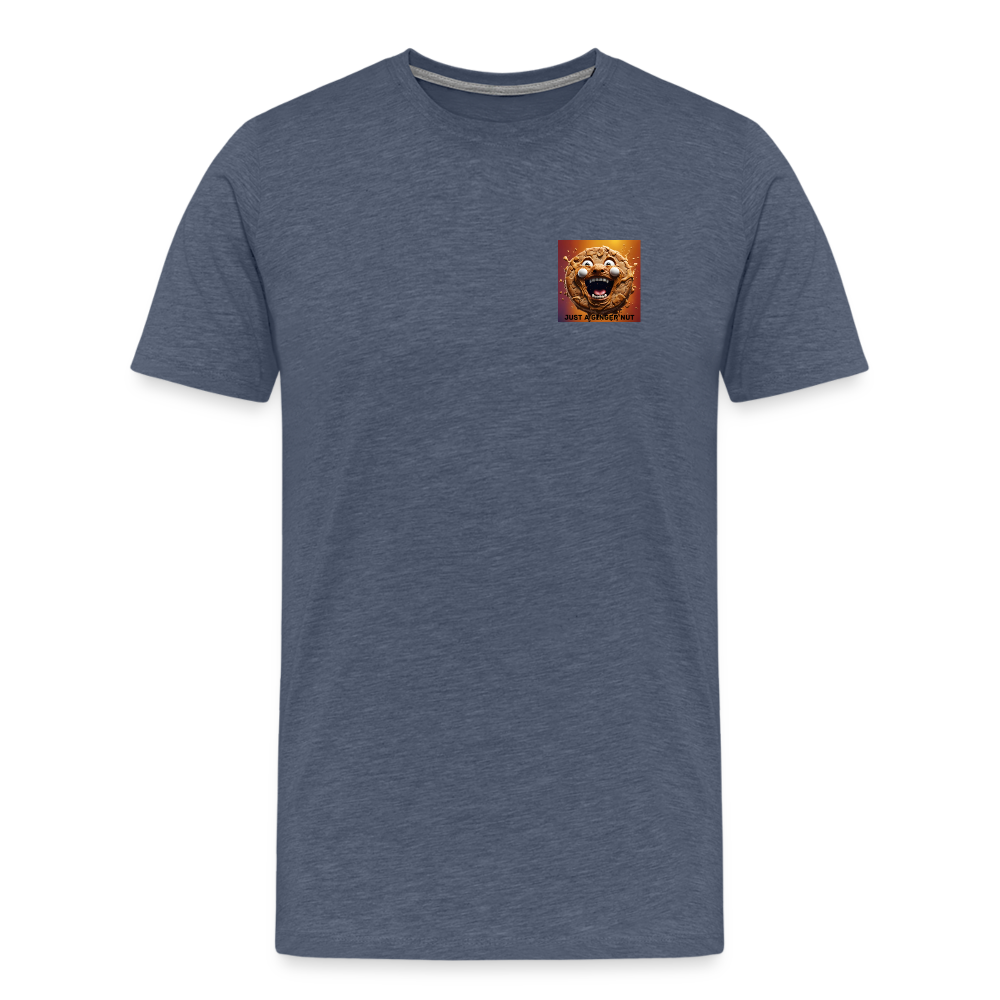 GINGER NUT - MEN'S PREMIUM T-SHIRT - heather blue