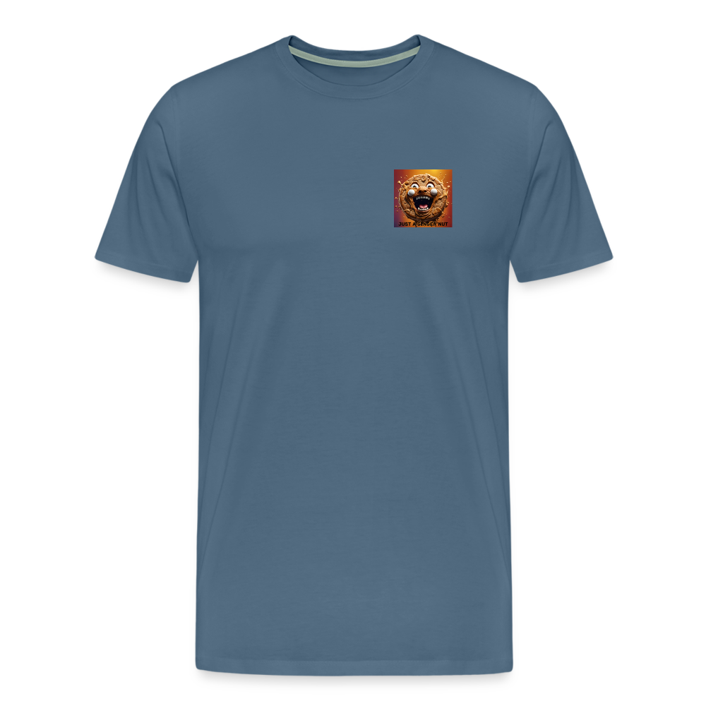 GINGER NUT - MEN'S PREMIUM T-SHIRT - steel blue