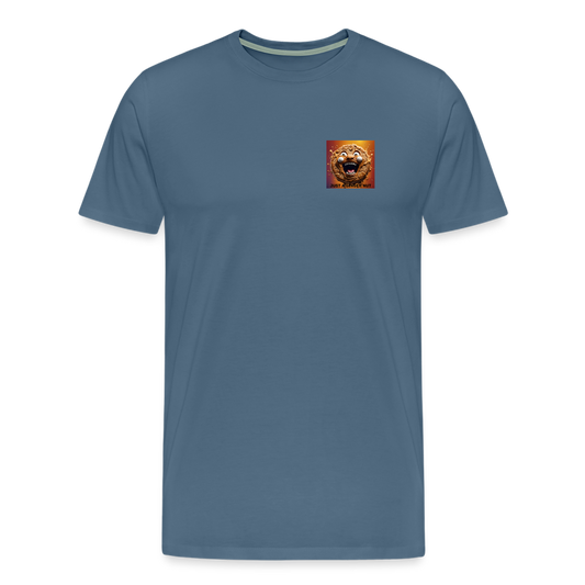 GINGER NUT - MEN'S PREMIUM T-SHIRT - steel blue