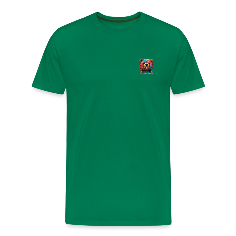 TEDDY BEAR'S BUKKAKE!! MENS PREMIUM T-SHIRT - kelly green