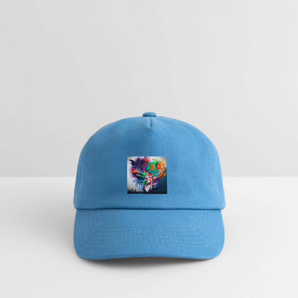 OUR TRADEMARKED JR&LT - CHILDREN'S BASEBALL CAP - peacock-blue