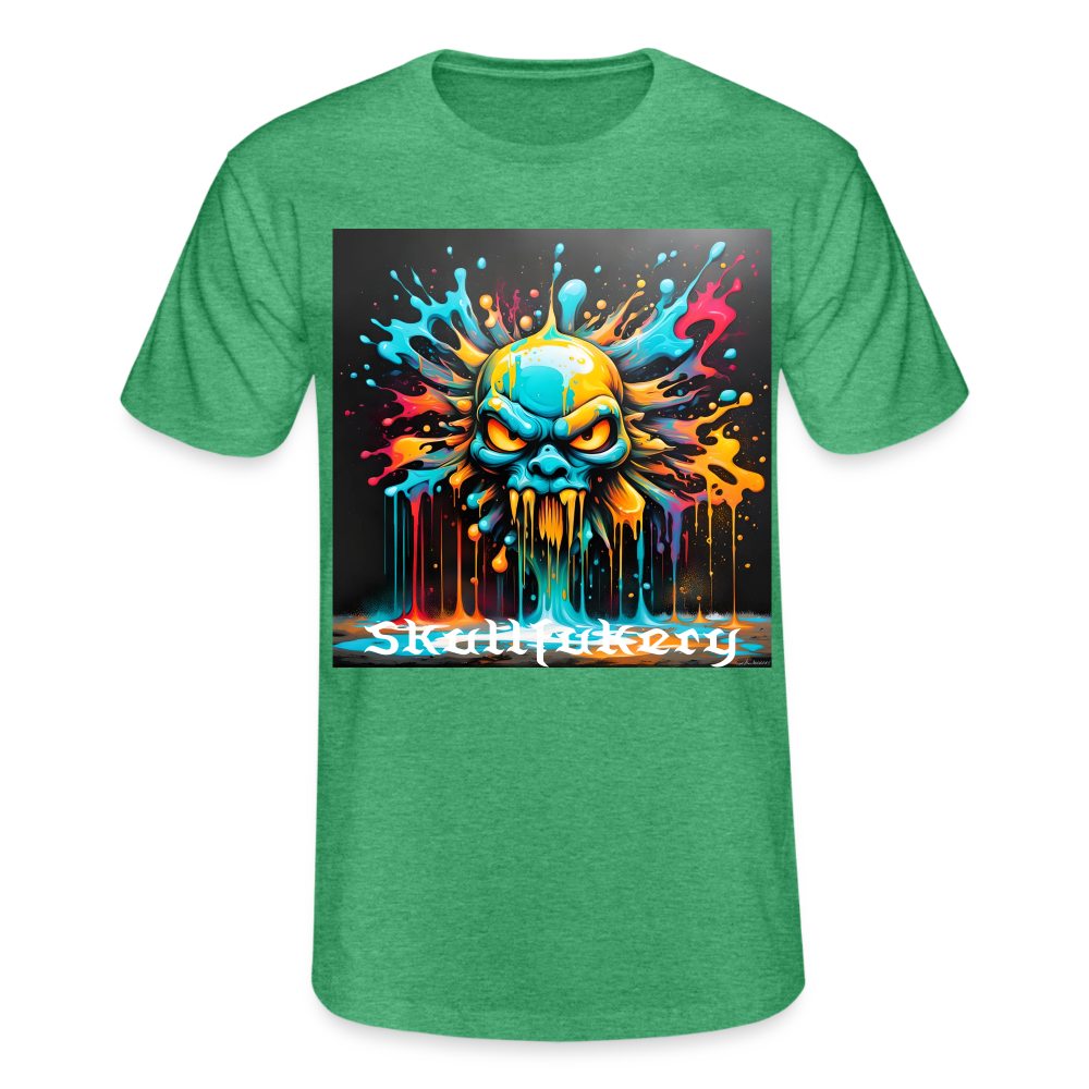 SKULLFUKERY - MEN'S CLASSIC T-SHIRT - heather green