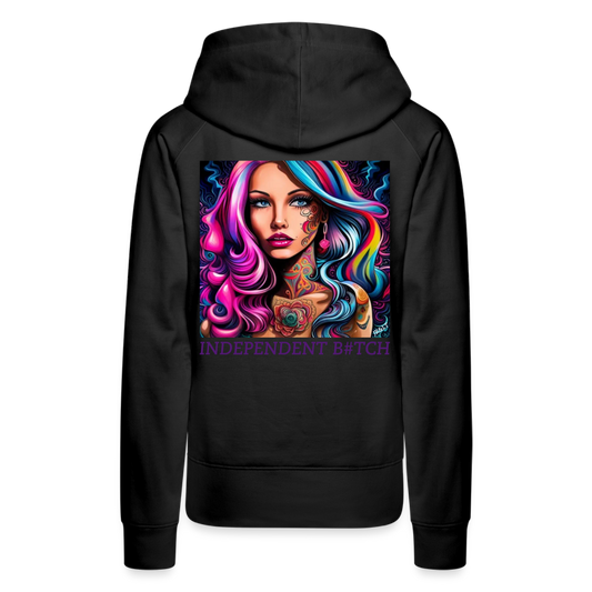 INDEPENDANT!! WOMEN'S HOODIE - black