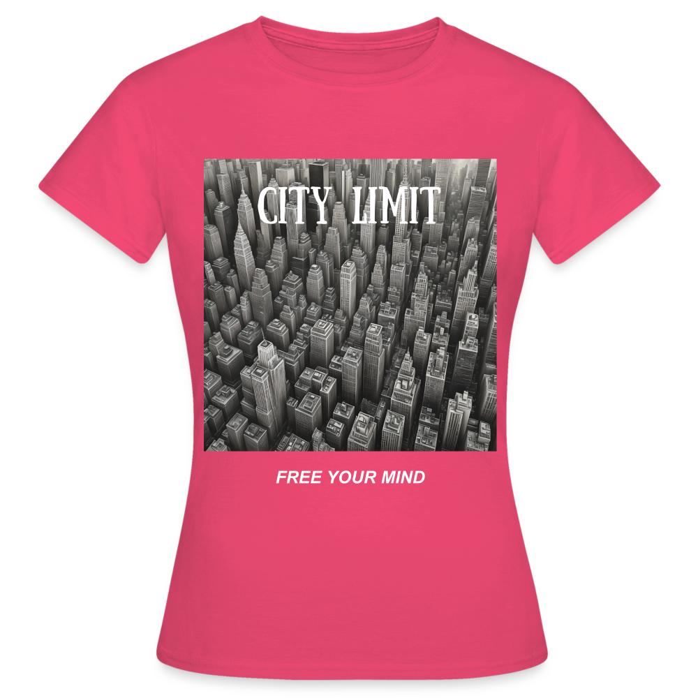 CITY LIMIT - WOMEN'S CLASSIC T-SHIRT - azalea