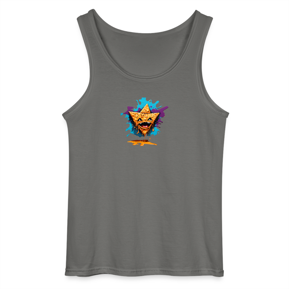 CHEESEY - MEN'S TANK TOP - charcoal grey