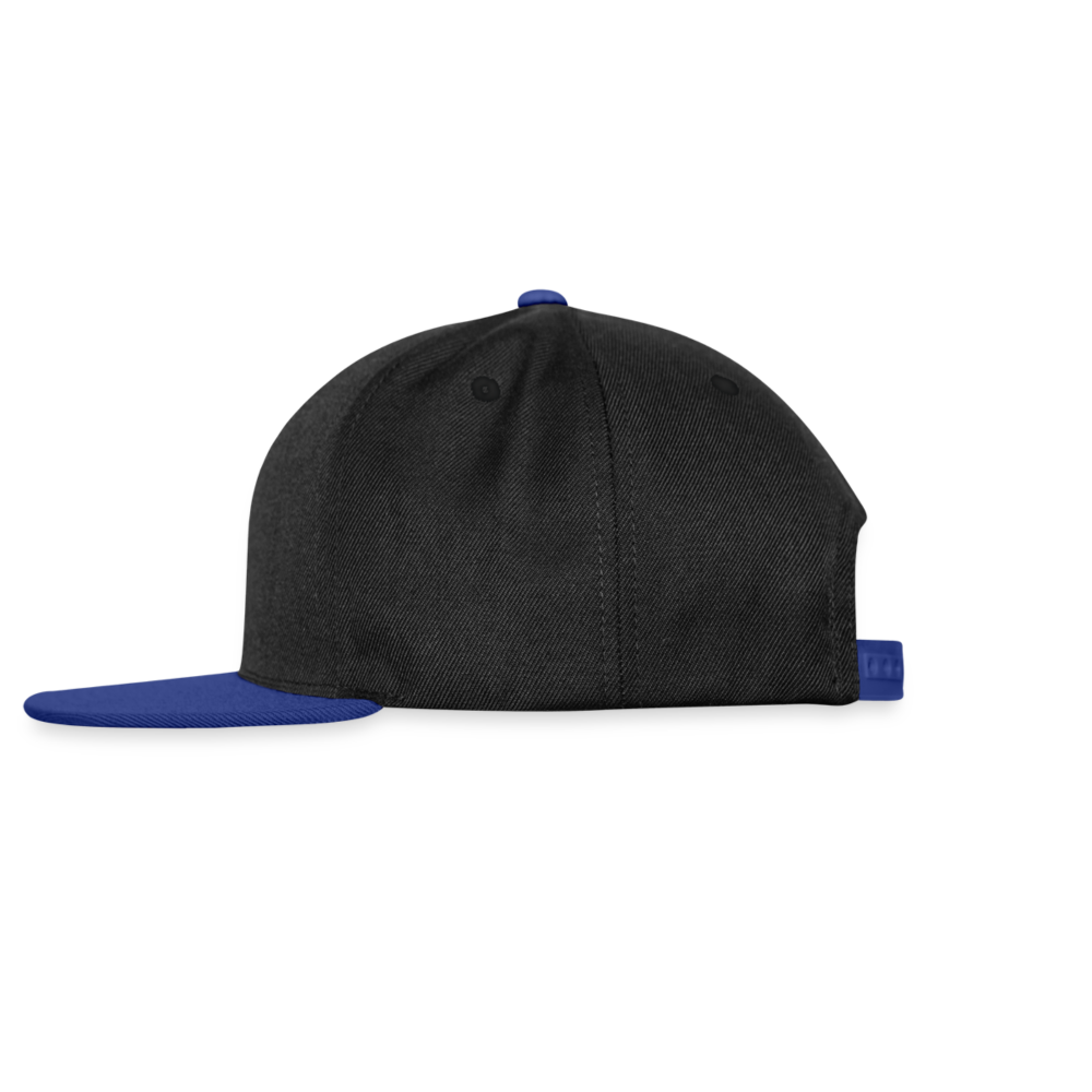 I'M OLD SCHOOL MOTHERF'KER!! SNAPBACK CAP - black/bright royal