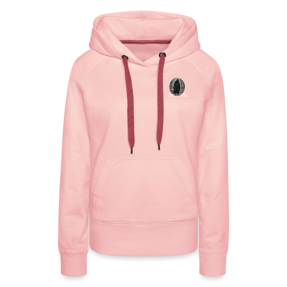 LONELY GRIM REAPER - WOMEN'S HOODIE - crystal pink